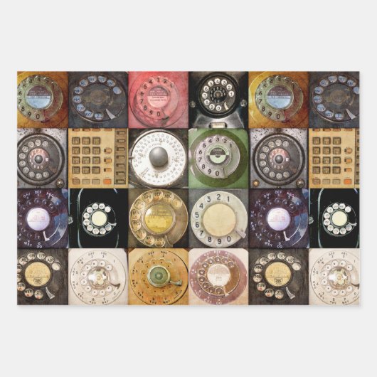 Wrapping Paper for decoupage or collage Geschenkpapier Set (Vorderseite)