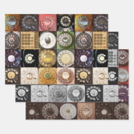 Wrapping Paper for decoupage or collage Geschenkpapier Set