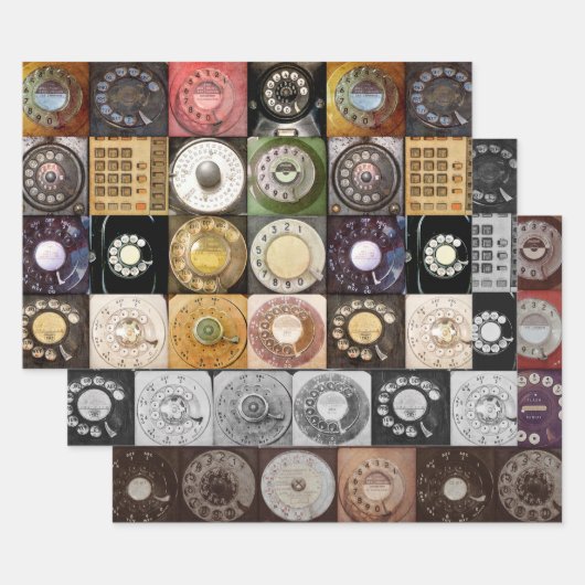 Wrapping Paper for decoupage or collage Geschenkpapier Set (Set)