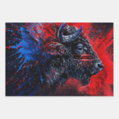 Wrapping Paper for Decoupage Patriotic American  Geschenkpapier Set (Vorderseite 2)