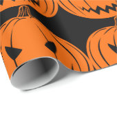 Wrapping paper for Halloween Geschenkpapier (Rolleneckpunkt)