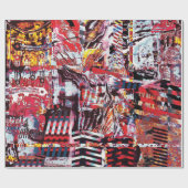 Wrapping Paper – Fragmented Pulse Geschenkpapier (Flach)