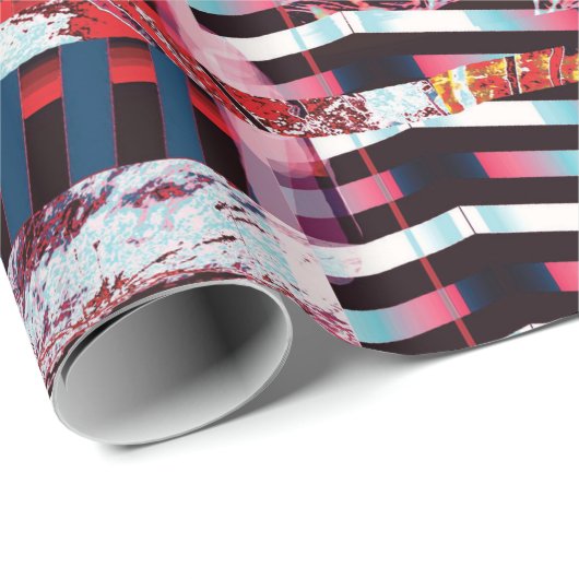 Wrapping Paper – Fragmented Pulse Geschenkpapier (Rolleneckpunkt)