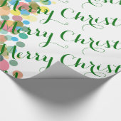 Wrapping Paper Frohe Weihnachten Geschenkpapier (Ecke)