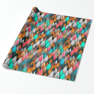 Wrapping Paper für abstrakte Bildoptionen nach Art Geschenkpapier