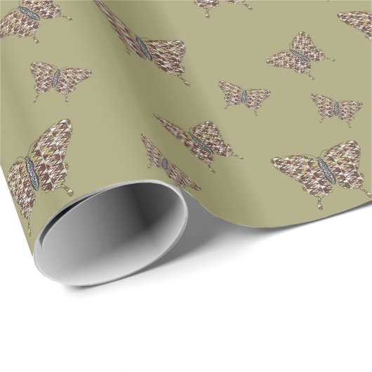 Wrapping Paper für afrikanisches Frack Geschenkpapier (Rolleneckpunkt)