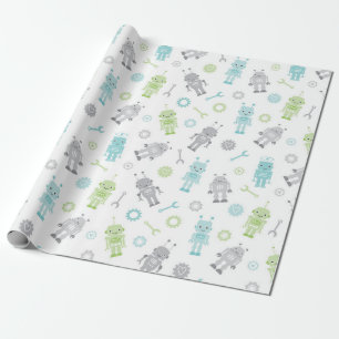 Wrapping Paper für Baby Roboter Geschenkpapier