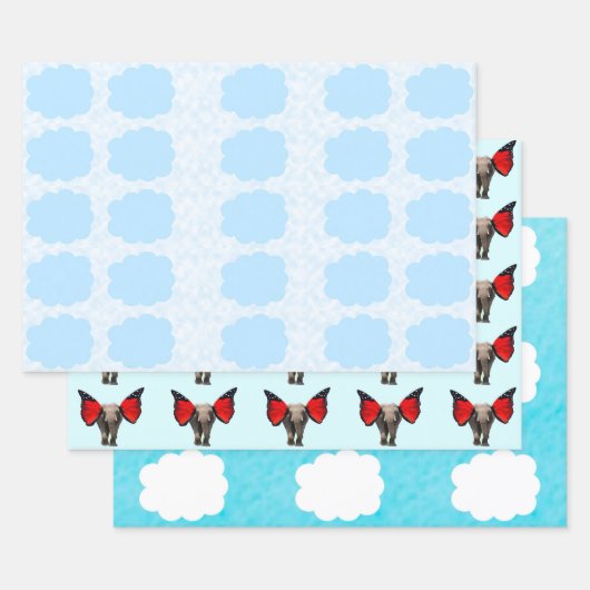 Wrapping Paper für Babys Geschenkpapier Set (Set)