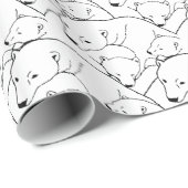 Wrapping Paper für Bärenknaben Geschenkpapier (Rolleneckpunkt)