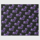 Wrapping Paper für Black & Lila Night Wats Geschenkpapier (Flach)