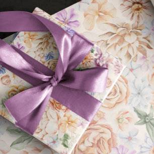 Wrapping Paper für botanische Blume im Frühjahr Geschenkpapier