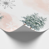 Wrapping Paper für das Winter Blush Baby Geschenkpapier (Ecke)