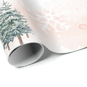 Wrapping Paper für das Winter Blush Baby Geschenkpapier (Rolleneckpunkt)