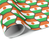 Wrapping Paper für die Nigerflagge Geschenkpapier (Rolleneckpunkt)
