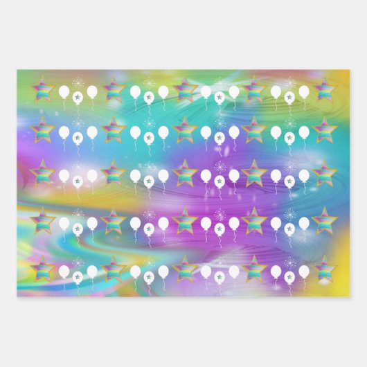 Wrapping Paper für die wirbelgalaxie Geschenkpapier Set (Vorderseite)