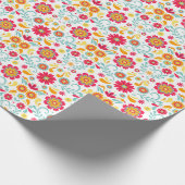 Wrapping Paper für Folkart-Blume Geschenkpapier (Ecke)