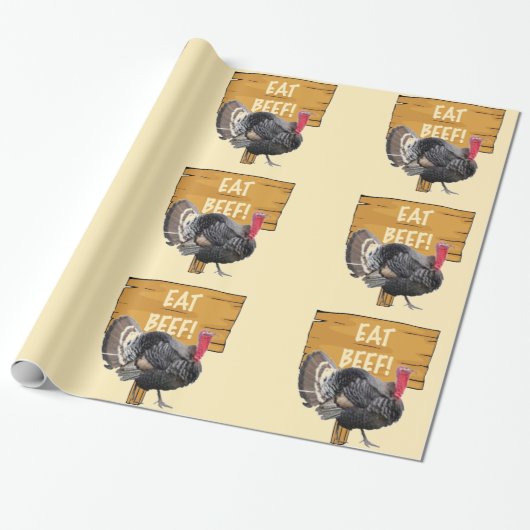 Wrapping Paper für frisches Rindfleisch Geschenkpapier (Ungerollt)