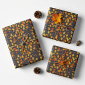 Wrapping Paper für Herbst-Blätter und Berries Geschenkpapier
