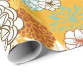 Wrapping Paper für Herbst-Blume und Blätter Geschenkpapier (Rolleneckpunkt)