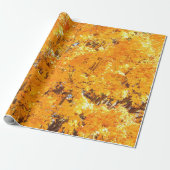 Wrapping Paper für Herbst-Gold-Blätter Geschenkpapier (Ungerollt)