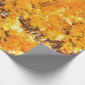 Wrapping Paper für Herbst-Gold-Blätter Geschenkpapier (Ecke)