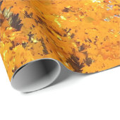 Wrapping Paper für Herbst-Gold-Blätter Geschenkpapier (Rolleneckpunkt)