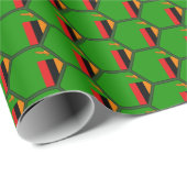 Wrapping Paper für Honeycomb-Fahnen in Sambia Geschenkpapier (Rolleneckpunkt)