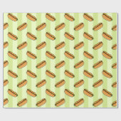 Wrapping Paper für Hot Dog Muster Geschenkpapier (Flach)