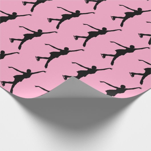 Wrapping Paper für Ice-Skaten Geschenkpapier (Ecke)