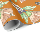 Wrapping Paper für keltische Feen Geschenkpapier (Rolleneckpunkt)