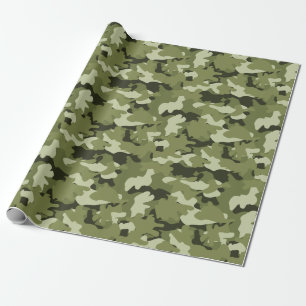 Wrapping Paper für klassische militärische Tarnu Geschenkpapier