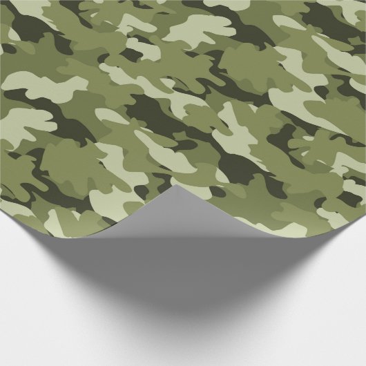 Wrapping Paper für klassische militärische Tarnung Geschenkpapier (Ecke)