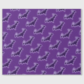 Wrapping Paper für lila Nachtschläger Geschenkpapier (Flach)