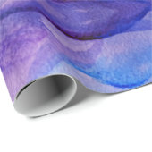 Wrapping Paper für lila und blaue Waves Geschenkpapier (Rolleneckpunkt)