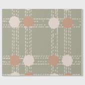 Wrapping Paper für Linien- und Kreismuster Geschenkpapier (Flach)