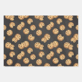 Wrapping Paper für Milch und Cookies - Chocolate C Geschenkpapier Set (Vorderseite)