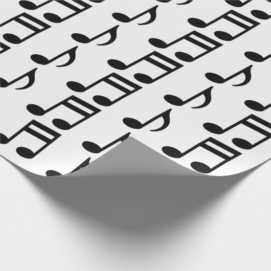 Wrapping Paper für Musiknotes Geschenkpapier (Ecke)