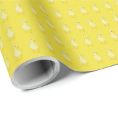 Wrapping Paper für niedliche Gelbe Babywaschmaschi Geschenkpapier (Rolleneckpunkt)