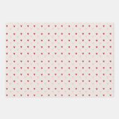 Wrapping Paper für niedliche Herzen und Bögen Geschenkpapier Set (Vorderseite 2)