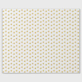 Wrapping Paper für niedliche Hummeln und Blume Geschenkpapier (Flach)