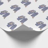 Wrapping Paper für niedliche Kaffeemaschine Party Geschenkpapier (Ecke)