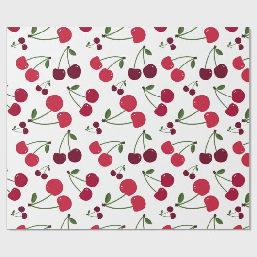 Wrapping Paper für niedliche Kirsche Geschenkpapier (Flach)