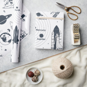 Wrapping Paper für Raumfahrtgeräte Geschenkpapier