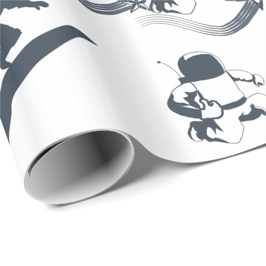 Wrapping Paper für Raumfahrtgeräte Geschenkpapier (Rolleneckpunkt)