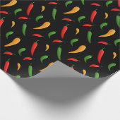 Wrapping Paper für scharfe Chili-Paprikaschoten Geschenkpapier (Ecke)