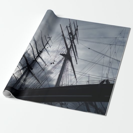 Wrapping Paper für Segelschiffe Geschenkpapier (Ungerollt)