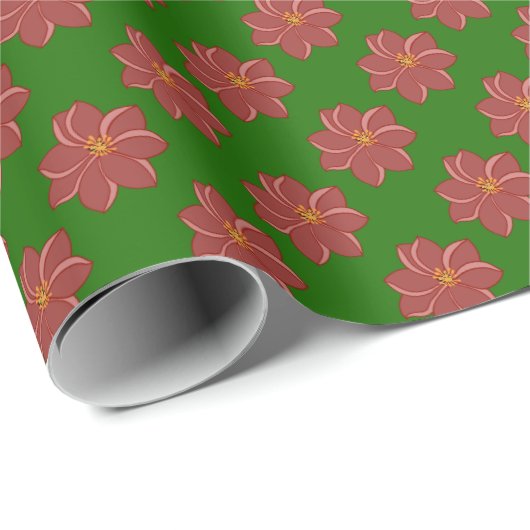 Wrapping Paper für Sunset Blume Geschenkpapier (Rolleneckpunkt)