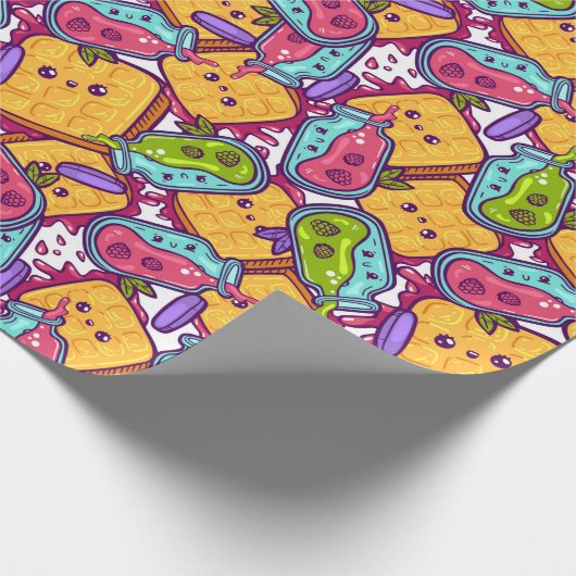 Wrapping Paper für süße Leckereien Geschenkpapier (Ecke)