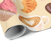 Wrapping Paper für süße Leckereien Geschenkpapier (Rolleneckpunkt)