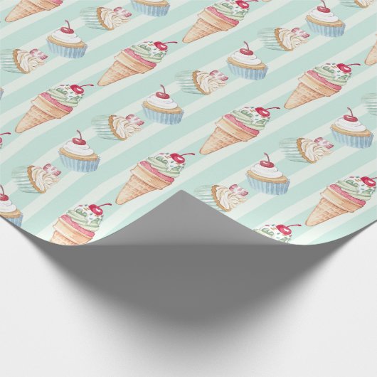 Wrapping Paper für süße Leckereien Geschenkpapier (Ecke)